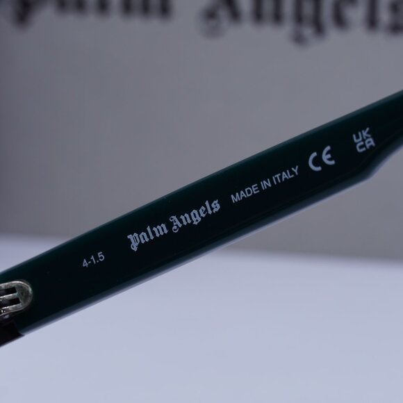 Palm Angels PERI10E CLAIRE 5507 Cat Eye Sunglasses - Green/Dark Grey - Picture 6 of 9